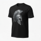 Spartan Helmet T Shirt Pocket Gym Clothing Bodybuilding Training Workout MMA Top