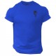 Skull T Shirt Pocket Gym Clothing Bodybuilding Training Workout Exercise MMA Top