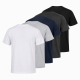 Mens Plain T-Shirts Multipack 5 Pack 100% Cotton Blank Short Sleeve New Tee Gym