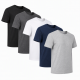 Men's T-Shirt 5 PACK Cotton Plain Short Sleeve Crew Neck T-shirt Regular Fit tee