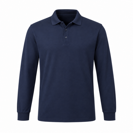 SOLs Perfect Cotton Mens Full Long Sleeve Pique Poloshirt Regular Polo shirt Top
