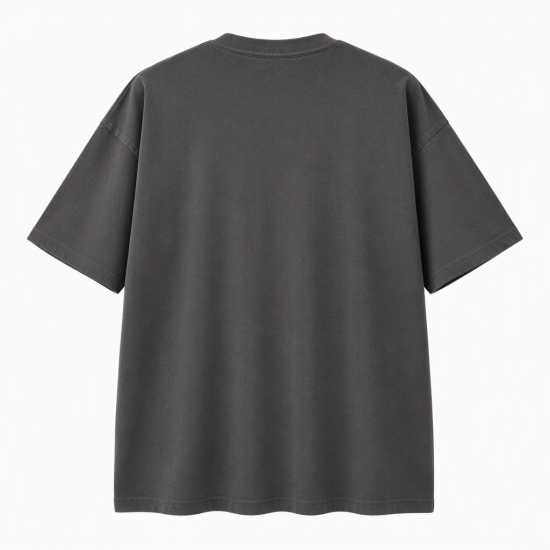 Men's Heavy Oversize T Shirt Crew Neck Short Sleeve 100% Cotton Classic Tee Tops