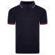 Mens Polo Shirt Short Sleeve Plain Casual Work Wear Uniform Pique Golf Tee Tops