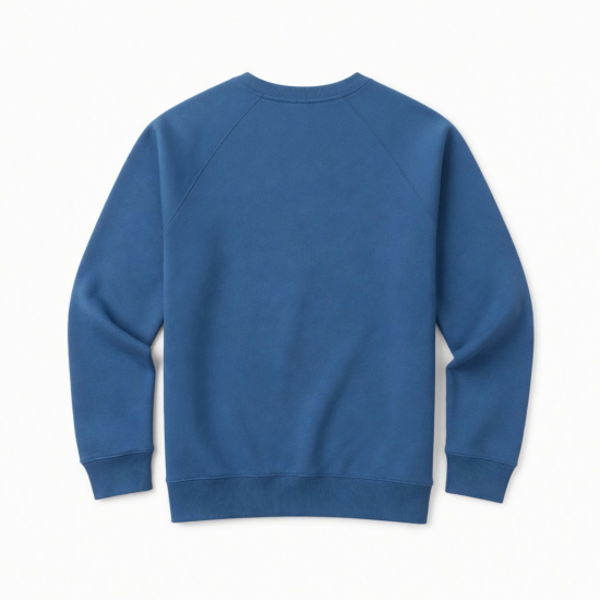 Folk Clothing Men's Blue Sweatshirt, Size 4 Large, 100% Cotton