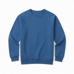 Folk Clothing Men's Blue Sweatshirt, Size 4 Large, 100% Cotton