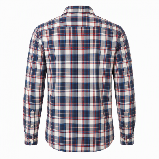 Crew Clothing Co. Men's MEDIUM Check Long Sleeve Cotton Shirt