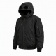 Mens Killjoy Goggle Jacket Hooded Blk Bomber Streetwear Coat Zipper Lightweight