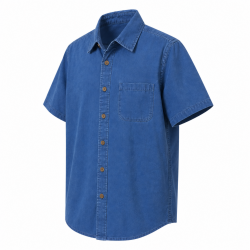 Vintage Acme Clothing Warner Bros Shirt Mens Size M Blue Embroidered 90s