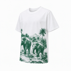 Beer Chang T-shirt L White Green Thai Vintage Streetwear Retro warm Clothing