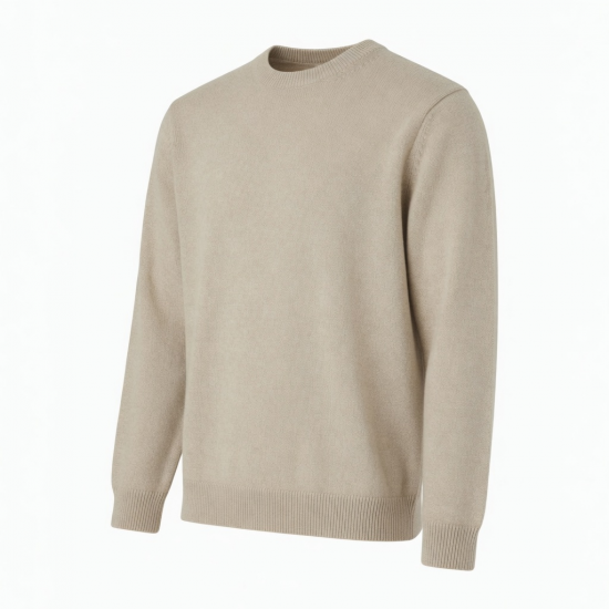 Crew Clothing Mens Jumper Crew Neck Long Sleeve Organic Cotton Knitted Plain