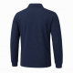 Mens Long Sleeve Polo Shirt Cotton Blend Collared Top Pique T Shirt M-2XL