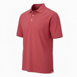 CREW CLOTHING MEN'S CLASSIC PIQUE POLO SHIRT - DARK PINK / RED - SIZE L - BNWT