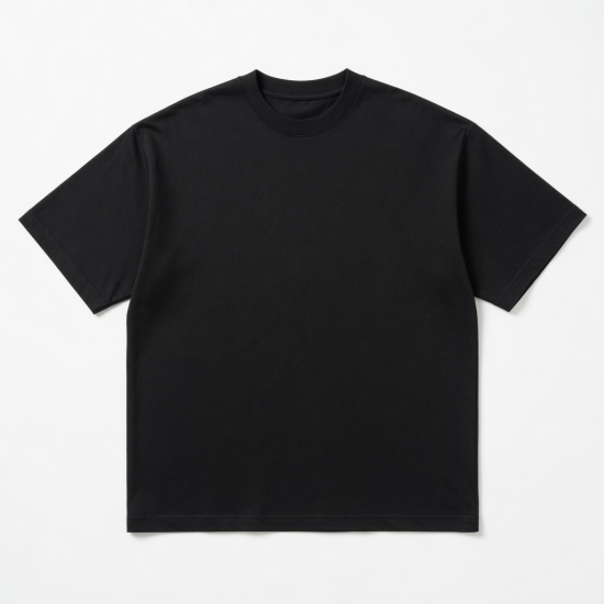 mens black Ka Jk attire black oversized T-shirt size M mens Ka T-shirt top