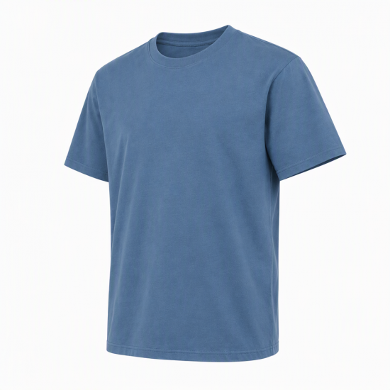 Passenger Yuca Recycled Cotton T-Shirt Men’s L Blue Graphic Crew Neck Short
