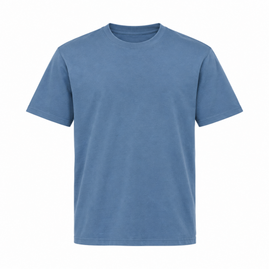 Passenger Yuca Recycled Cotton T-Shirt Men’s L Blue Graphic Crew Neck Short