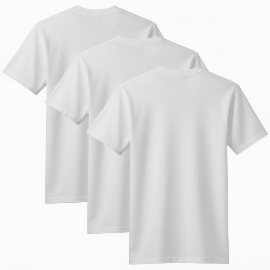 Fruit of the Loom Men's Cotton T Shirts 3 Pack Original Crew Neck Tee SS12