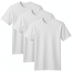 Fruit of the Loom Men's Cotton T Shirts 3 Pack Original Crew Neck Tee SS12