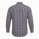 Mens Game Tattersall One Pocket Casual Long Sleeve Collared Check Shirt