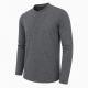 Mens Henley Shirt Plain Long Sleeve Jersey Grandad Neck Tshirt Top Causal (2334)